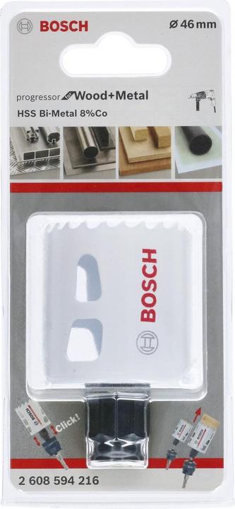 Image du produit Bosch Professional Zubehör Scie cloche Progressor for Wood and Metal, 46 mm (4 pouces, 1 3)
