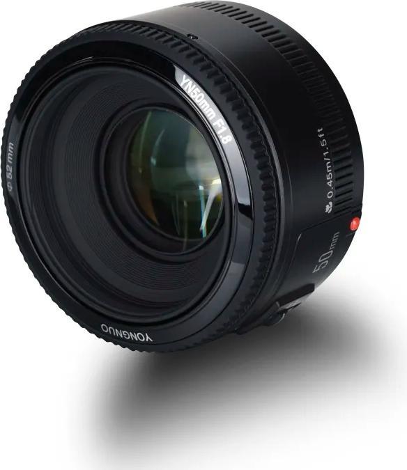 Produktbild Yongnuo 50mm f/1.8 Canon EF (Canon EF, Vollformat, APS-C / DX)