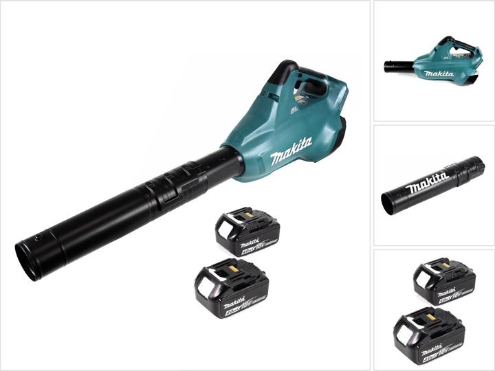 Actual product image Makita DUB 362 M Souffleur sans fil 2x18 V + 2x Batteries 4 Ah - sans chargeur (Rechargeable battery operated, Leaf vacuums)