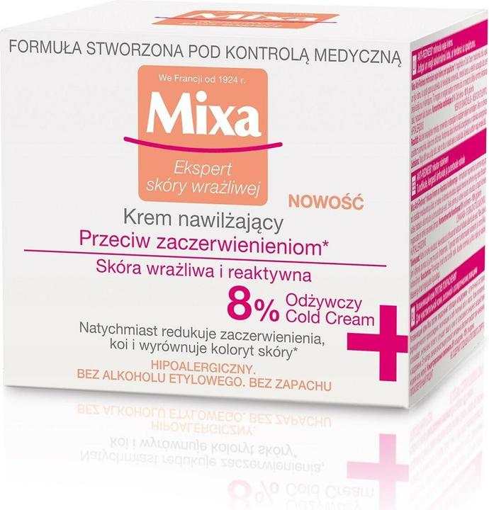 Image du produit Mixa Crème hydratante anti-rougeurs pour peaux sensibles 50ml (50 ml, Crème 24h)