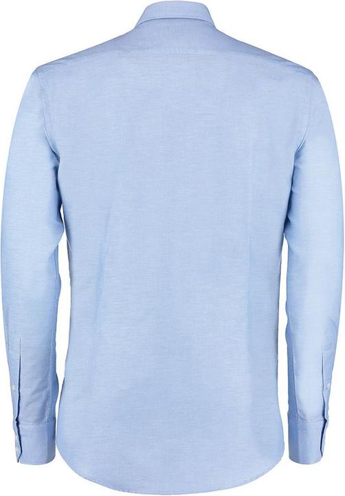 Actual product image Kustom Kit Slim Fit Oxford Shirt Long Sleeve (38)