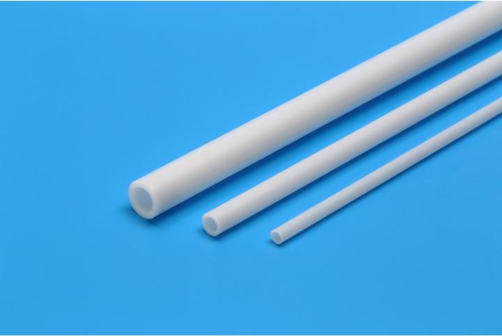 Tamiya Profilé tubulaire 3mm (6) 400mm blanc cst.