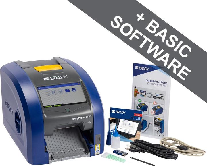 Produktbild Brady i5300-600C-EU-WF, Etikettendrucker (220V), Thermotransferdruck, max. Breite 107.95 mm, 600dp (600 dpi)