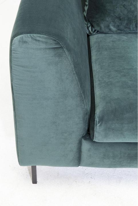 Image du produit Kare Design Canapé d angle Black Gianna velours vert gauche (Canapé d'angle)