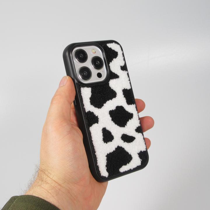 Immagine prodotto PhoneLook Rivestimento in silicone con superficie trapuntata effetto pelle di mucca (Apple iPhone 15 Pro)