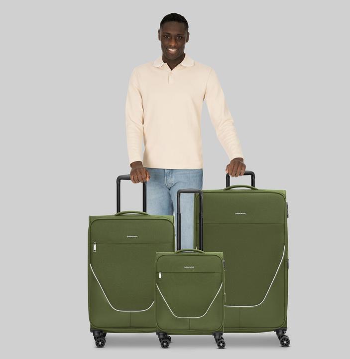 Produktbild Stratic taska 4-Rollen Kofferset 3tlg. mit Dehnfalte (233 l, XL (ab 115l))