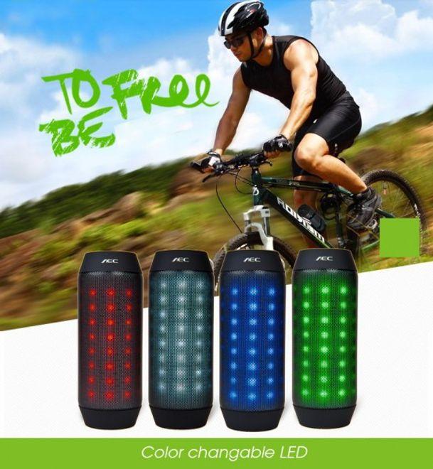 Actual product image MU Classic Bluetooth Speaker with LED Light (8 h, Rechargeable battery operated)