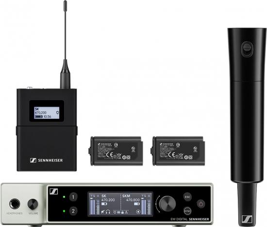 Actual product image Sennheiser EW-DX SK / SKM-S Base Set Q1-9 draadloze combinatieset (470.2 - 550 MHz)