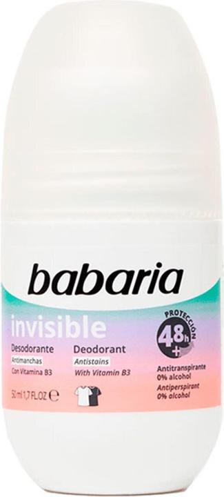 Babaria Desodorante Roll-On Invisible 50ml (Roll-on, 50 ml)