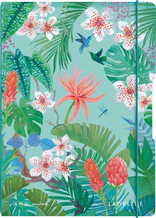 Herlitz Ladylike Jungle Notebook A4 80 Sheets Green (A4, Soft cover)