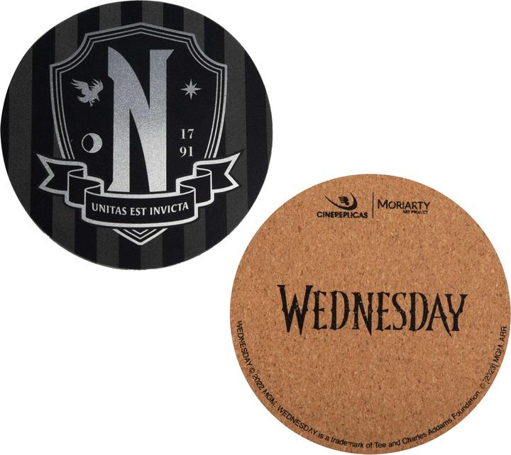 Image du produit Cinereplicas Wednesday pack 4 sous-verres (4 x, Dessous de verre)