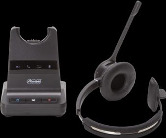 Produktbild Auerswald COMfortel H-600 Headset DECT (Kabellos, Kabelgebunden, USB Typ-B)