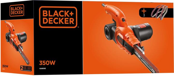 Produktbild Black & Decker Powerfeile KA900E mit CyclonicActionStaubabsaugung (Bandschleifer, 350 W)