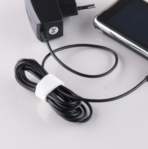 Immagine prodotto Label-the-cable LTC BASIC 10 Raccoglitore con gancio e anello di alimentazione rt, gb, bl (Fascette in velcro, 170 mm, 10 pz.)