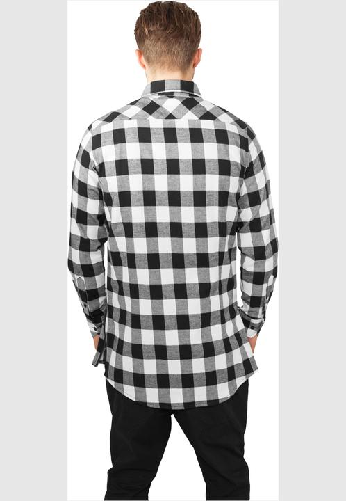 Produktbild Urban Classics Side-Zip Long Checked Flanell Shirt (S)