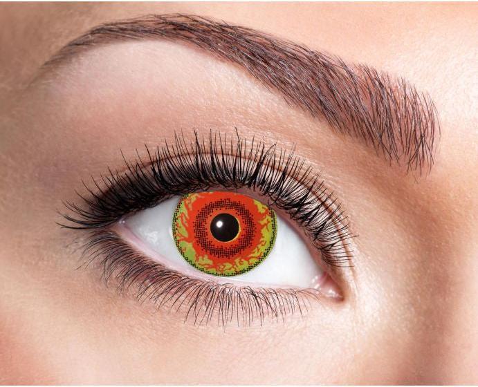 Image du produit Eyecatcher Lentilles de contact colorées RED Monster (Rouge, Orange)