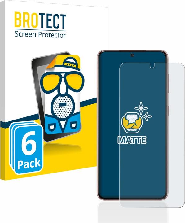 Produktbild BROTECT Entspiegelungs-Schutzfolie Displayschutz Matt (6 Stück, Samsung Galaxy S21)