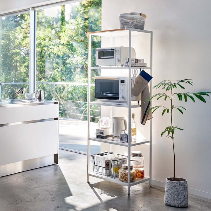 Actual product image Yamazaki 5-tier storage shelf TOWER