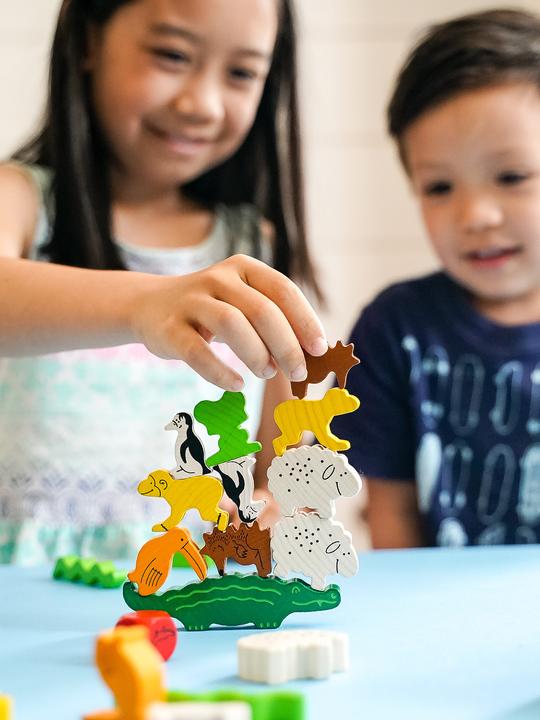 Actual product image Haba Animal on animal (German)