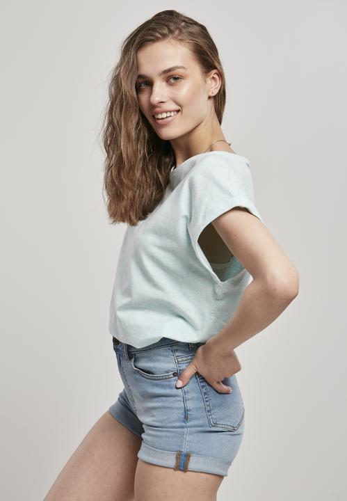 Image du produit Urban Classics Ladies Color Melange Extended Shoulder Tee (4XL)