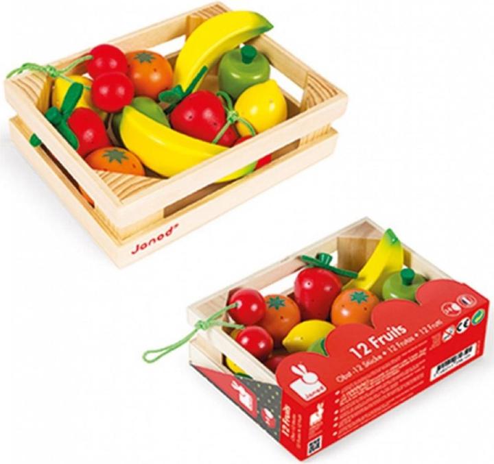 Actual product image Janod Wooden box with fruits