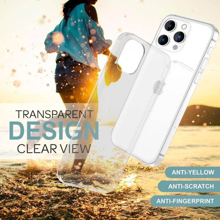 Image du produit Nalia Étui en silicone transparent clair (Apple iPhone 16 Pro)