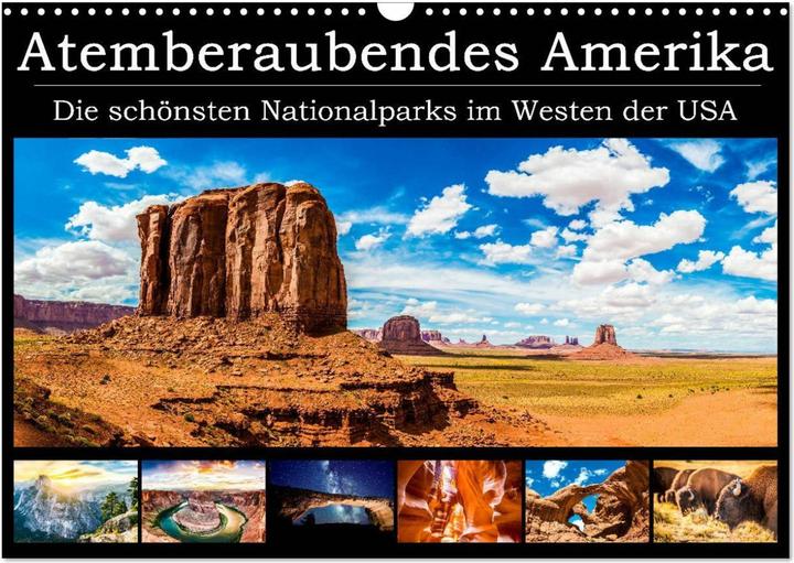 Immagine prodotto Atemberaubendes Amerika - Die schnsten Nationalparks im Westen der USA (Wandkalender 2025 DIN A (A5, Tedesco)
