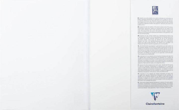 Image du produit Clairefontaine Bloc assorti 12 Papi ers Aquarelle 24x30 (300 g/m², 12 x)