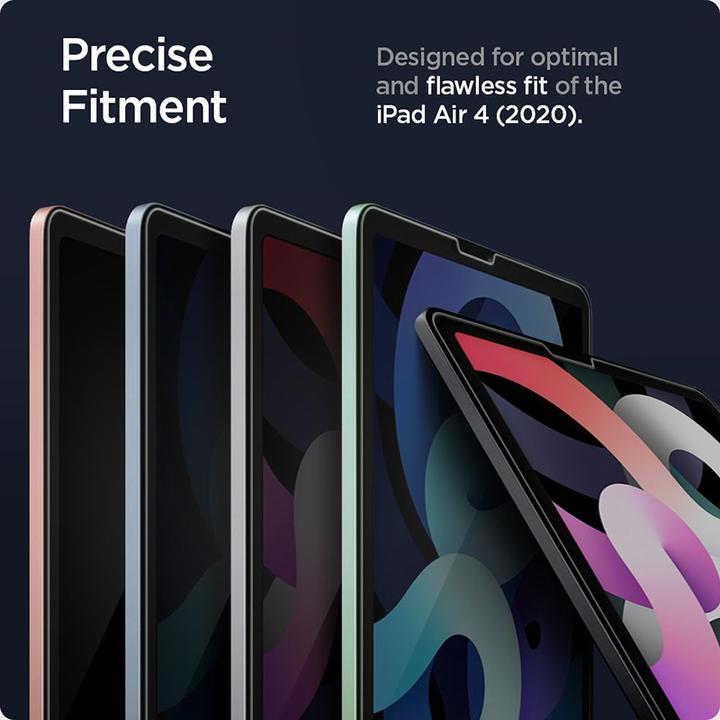 Image du produit Spigen tempered glass Glas.TR "EZ FIT" for iPad Air 4 2020 / 5 2022 (1 pièce(s), iPad Air 2020 (4. Gen))