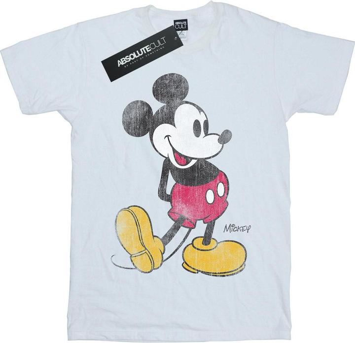 Actual product image Disney Girls Classic Kick Mickey Mouse T-Shirt (140, 146)