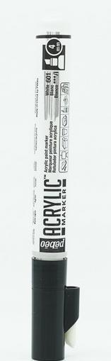 Produktbild Pebeo Acrylic Marker Medium Keilspitze 4mm (Weiss, 4 mm)