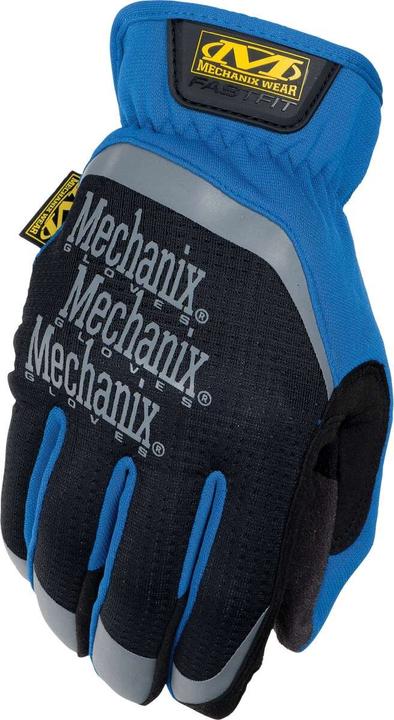 Produktbild Mechanix Wear Gloves Mechanix FastFit® 10 / L size. Blue. Wrinkled cuff, faux leather, TrekDry® (L)