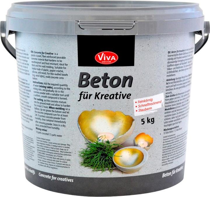 Actual product image Viva Decor Gieá concrete, fine-grained, 1.5 kg bucket