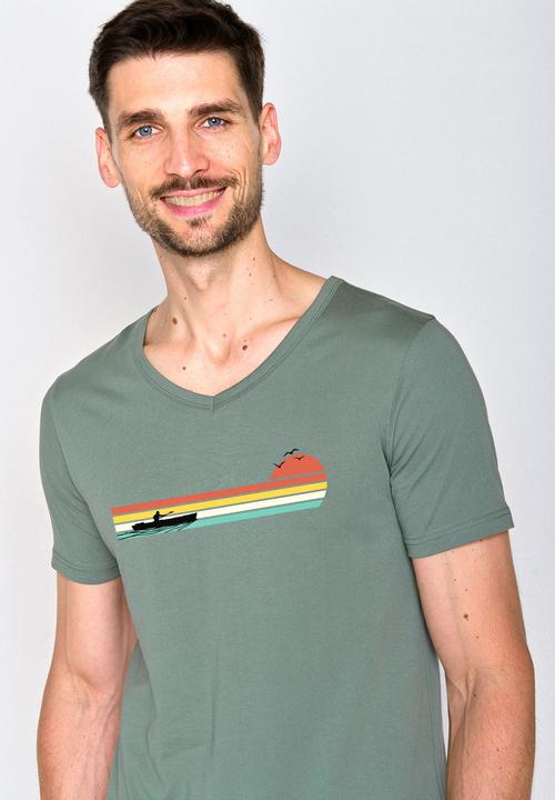 Produktbild Greenbomb Nature Canoe River Peak T-Shirt (XXL)