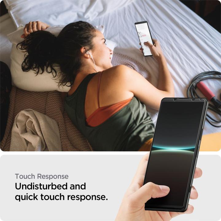 Image du produit Spigen Folia Neo Flex Sony Xperia IV 2szt aplikacja na mokro AFL05781 (2 pièce(s), Sony Xperia 5 IV)
