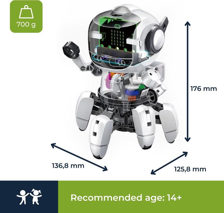 Image du produit Velleman Tobbie the Robot II Micro:Bit