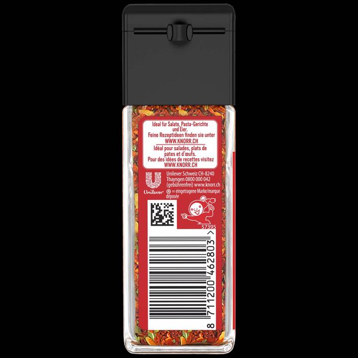 Produktbild Knorr 100% Natürlich Gewürzflocken Tomate, Gewürz Streuer zum Würzen von Tomatensuppen & Tomatensaucen (35 g)