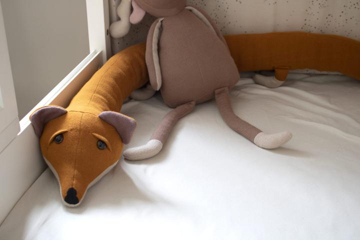 Actual product image Filibabba Bed snake - Freya the fox Dark orange