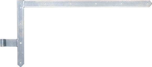 Image du produit GAH Paumelle d'angle de porte 400x800x40x105mm acier électrozingué jaune en haut à gauche 5 mm