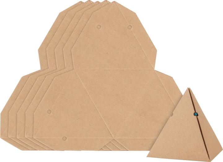 Produktbild VBS Kraftkarton Geschenkbox "Pyramide", 6 Stück