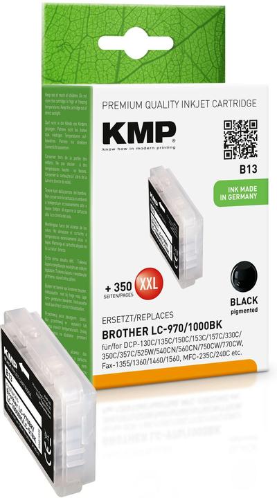 Produktbild KMP Tinte ersetzt LC970BK