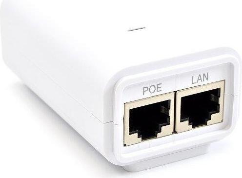 Actual product image Ubiquiti Passive PoE GE Injector: 24V, 24W (Passive 24V PoE-in, 24 W)