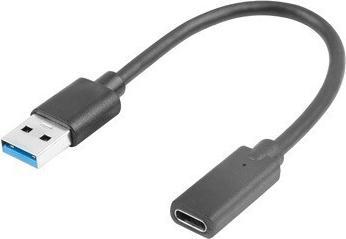 Produktbild Lanberg AD-UC-UA-03 USB Kabel USB 3.2 Gen 1 (3.1 Gen 1) USB type A USB Typ-C (0.15 m, USB 3.2 Gen 1)