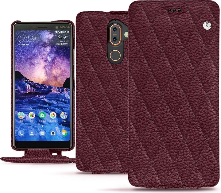 Actual product image Noreve Leather cover vertical (Nokia 7 Plus)
