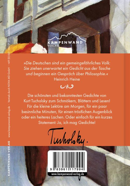 Actual product image Ja, das möchste! (German, Kampenwand Publishing House, Kurt Tucholsky, 2020)