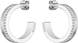 Produktbild Hugo Boss Decent steel hoop earrings 1580526
