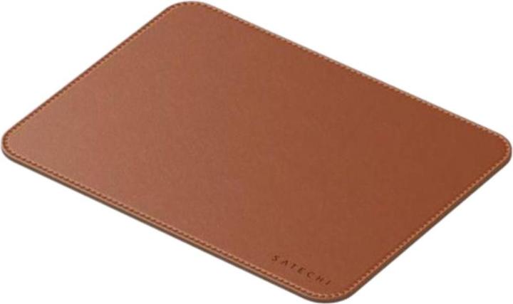 Actual product image Satechi Vegan-Leather Premium Mouse Pad Brown