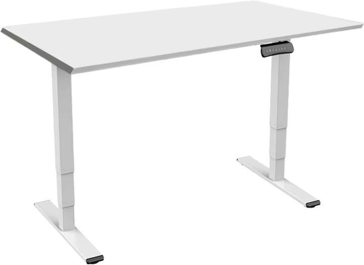 Image du produit Contini Table RAL 9016 2.0 x 0.9 m Blanc avec plateau gris (200 x 90 x 130 cm)