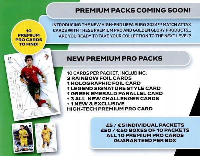Produktbild Topps Match Attax Euro 2024 TCG Premium Booster (Booster Pack)