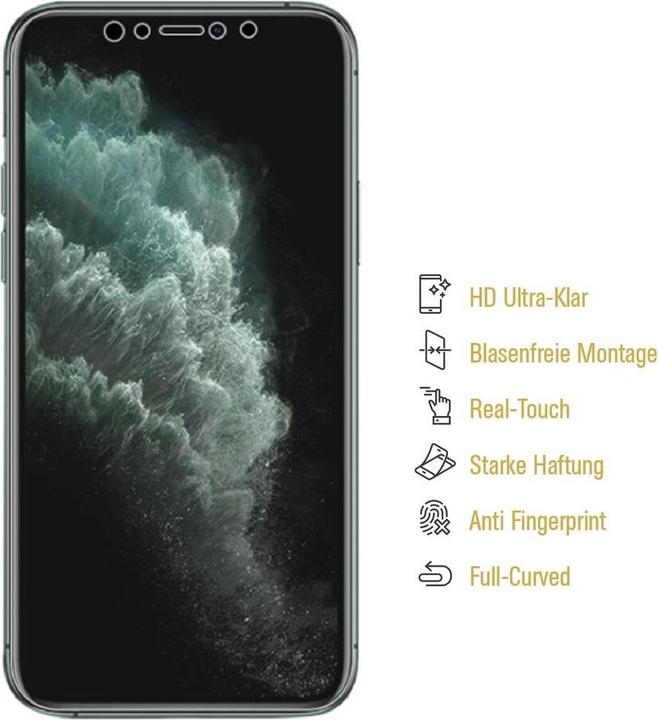 Actual product image Protectorking 1x premium screen protector 3D CLEAR (1 Piece, Apple iPhone 11 Pro)